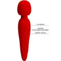 Meredith Massager 12 Vibrationsmodi Rot von Pretty Love Smart
