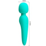 Meredith Massager 12 Vibrationsmodi Aqua Grün von Pretty Love Smart | Fesselliebe.de