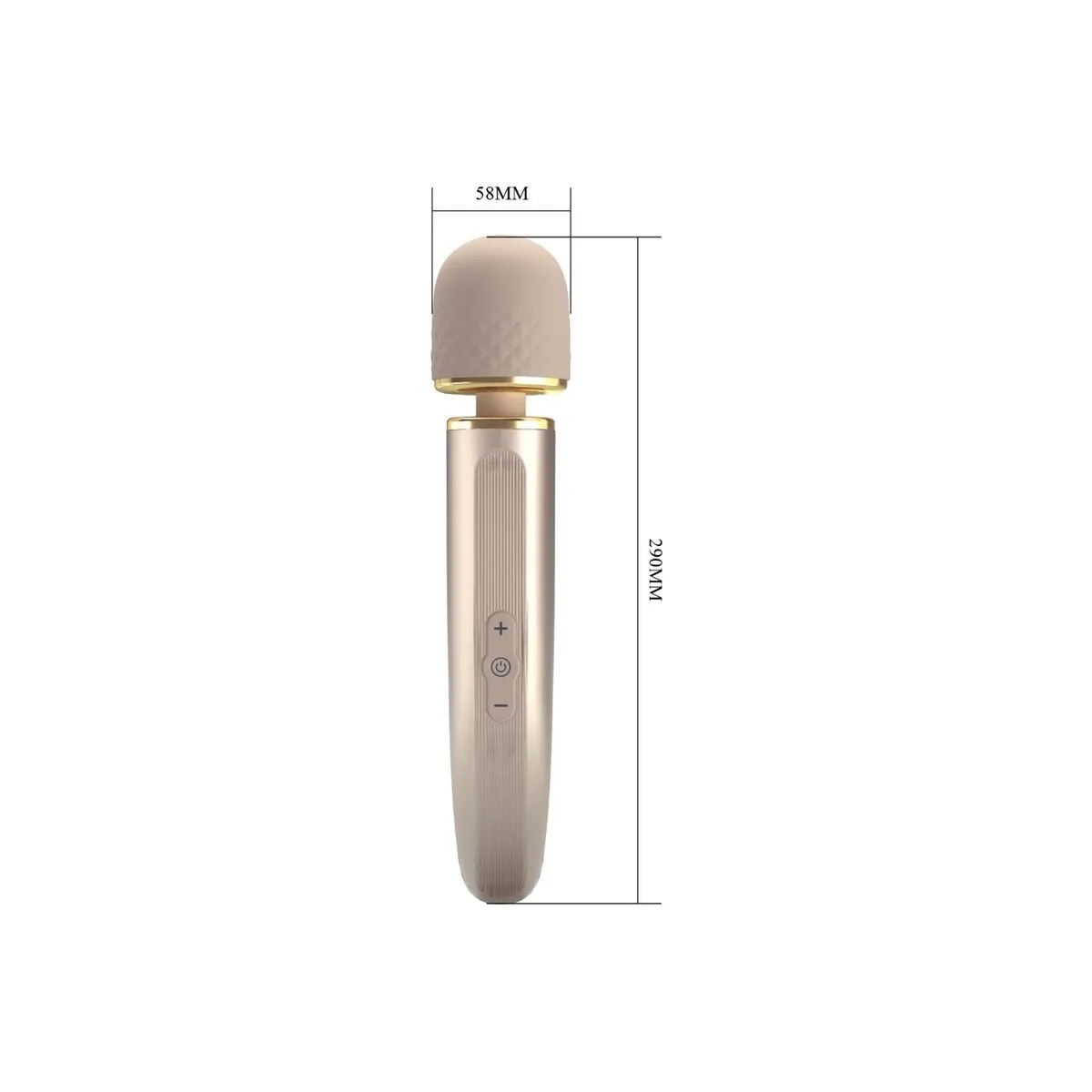 Massager 7 Vibrationsmodi Champagner von Pretty Love Smart | Fesselliebe.de