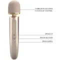 Massager 7 Vibrationsmodi Champagner von Pretty Love Smart