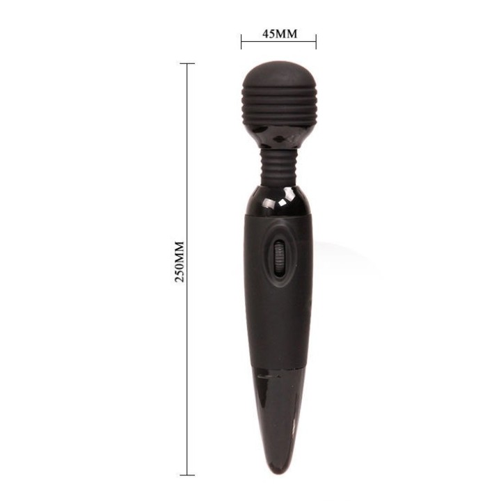 Power Kraftvolles Kompaktes Massager Schwarz von Baile | Fesselliebe.de