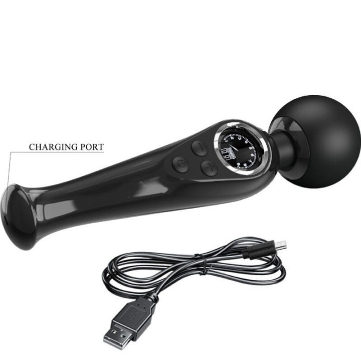 Skyler Vibrator Stab Schwarz von Pretty Love Led | Fesselliebe.de