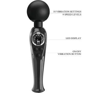 Skyler Vibrator Stab Schwarz von Pretty Love Led