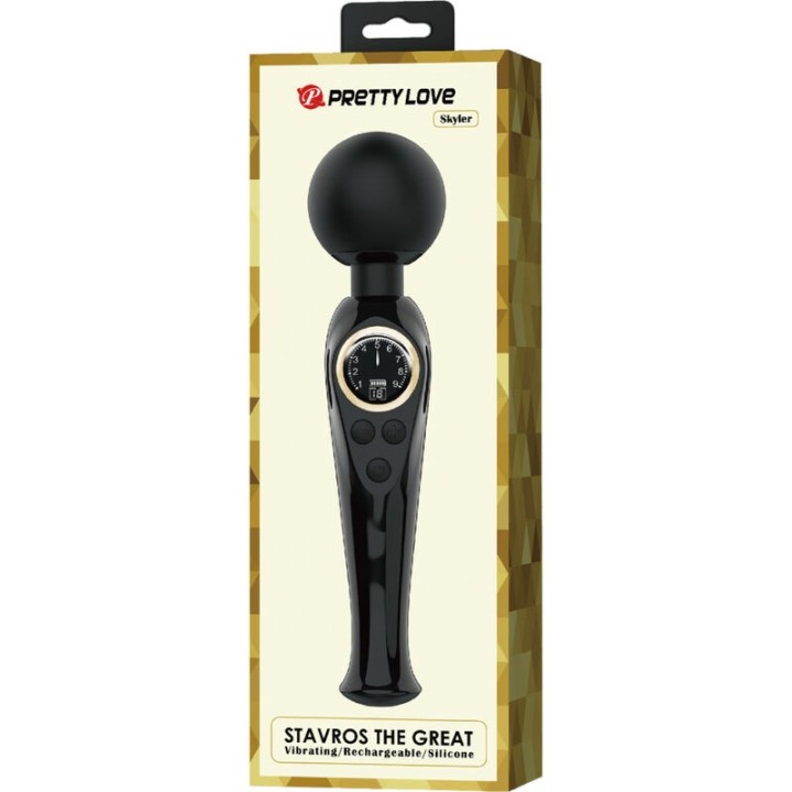 Skyler Vibrator Stab Schwarz von Pretty Love Led | Fesselliebe.de