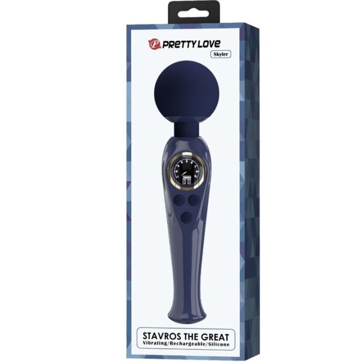Skyler Vibrator Stab Blau von Pretty Love Led | Fesselliebe.de