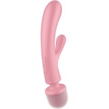 Triple Lover Rabbit Vibrator Massager Rosa von Satisfyer Vibrator | Fesselliebe.de