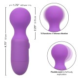 First Time wiederaufladbares Massagerät 10 Vibrationen Lila von Calexotics | Fesselliebe.de