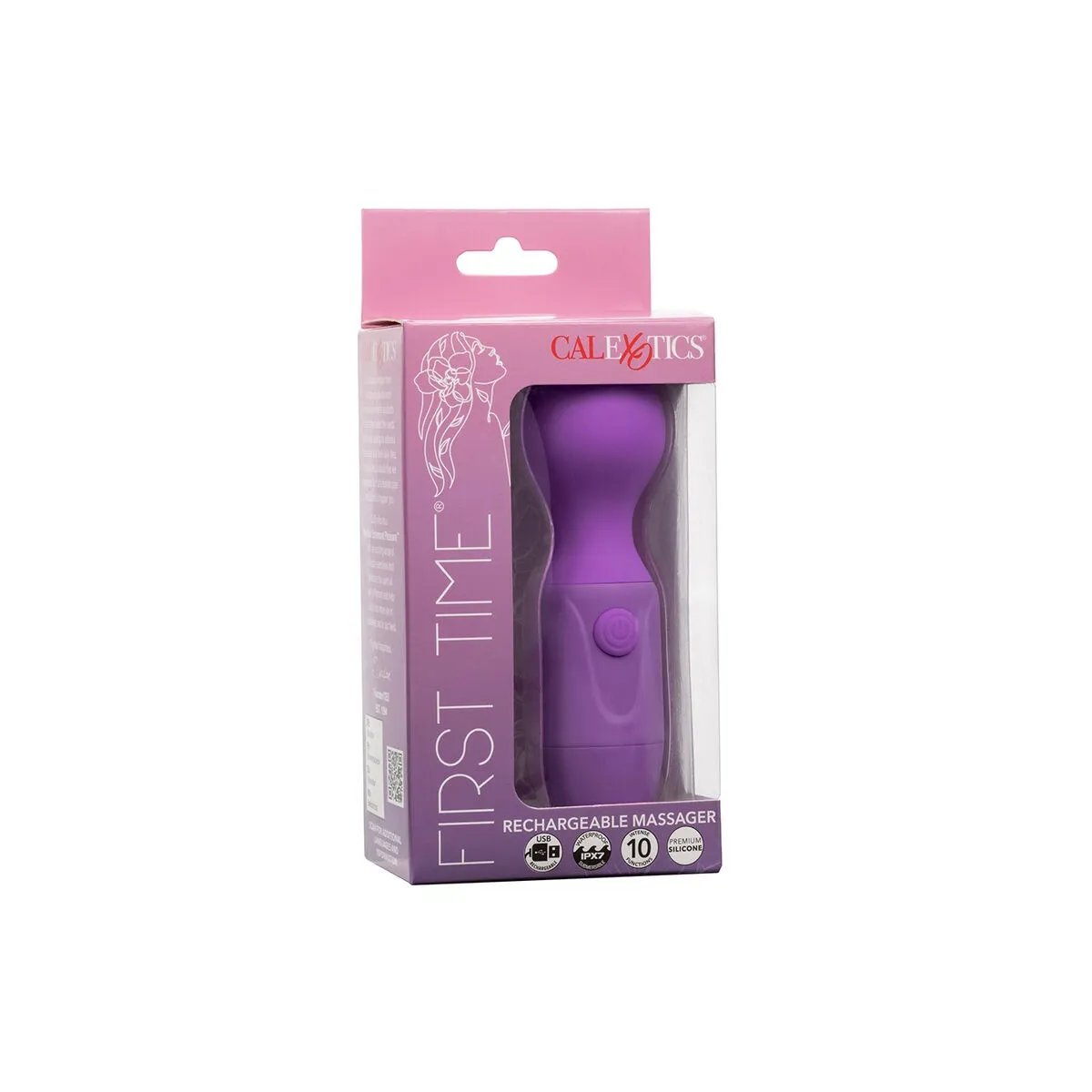 First Time wiederaufladbares Massagerät 10 Vibrationen Lila von Calexotics | Fesselliebe.de