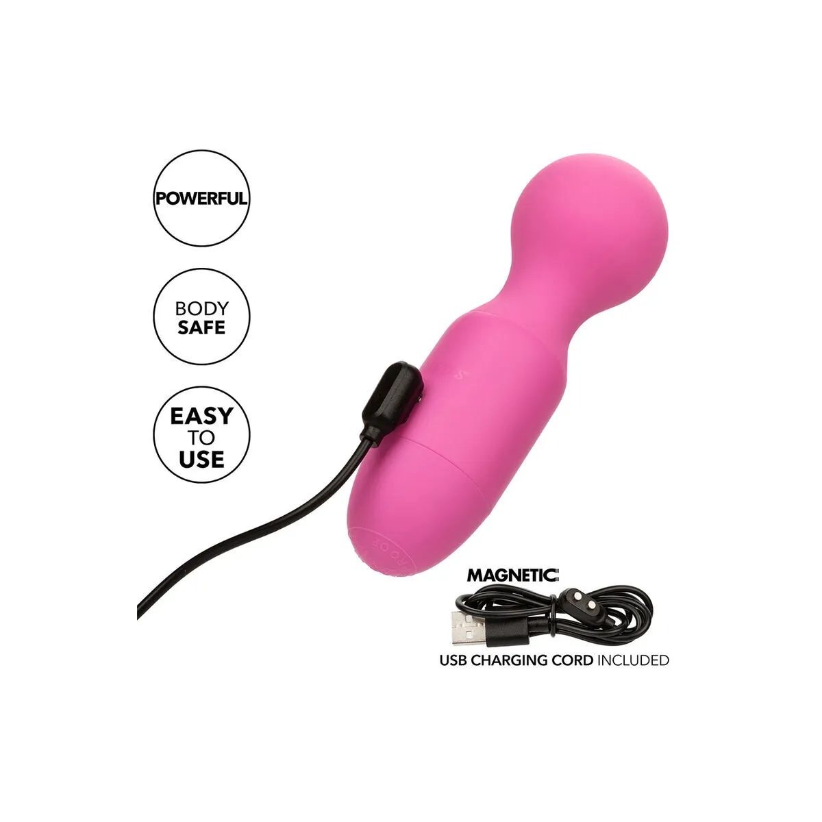 First Time wiederaufladbarer Massager 10 Vibrationen Rosa von Calexotics | Fesselliebe.de