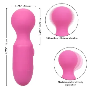 First Time wiederaufladbarer Massager 10 Vibrationen Rosa von Calexotics