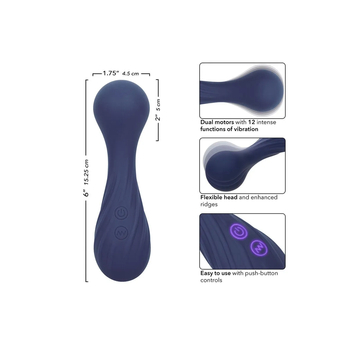 Charisma Temptation Massager 12 Funktionen Lila von Calexotics | Fesselliebe.de