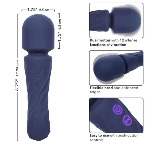 Charisma Allure Massager Doppelmotor 12 Funktionen 17,25 cm X 4,5 cm Lila von Calexotics