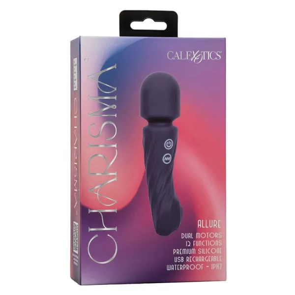 Charisma Allure Massager Doppelmotor 12 Funktionen 17,25 cm X 4,5 cm Lila von Calexotics | Fesselliebe.de
