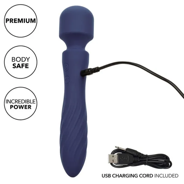 Charisma Mystique Massager Doppelmotor 12 Funktionen 20,5 cm X 4,5 cm Lila von Calexotics | Fesselliebe.de