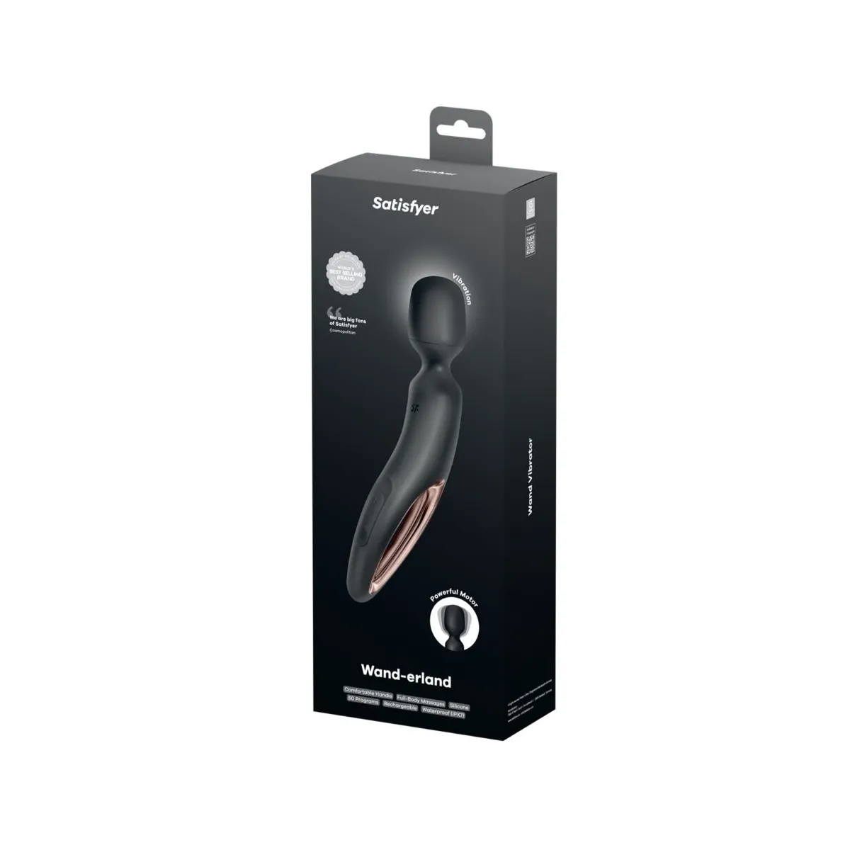 Wand Erland Vibrierendes Massager Schwarz von Satisfyer Wand | Fesselliebe.de