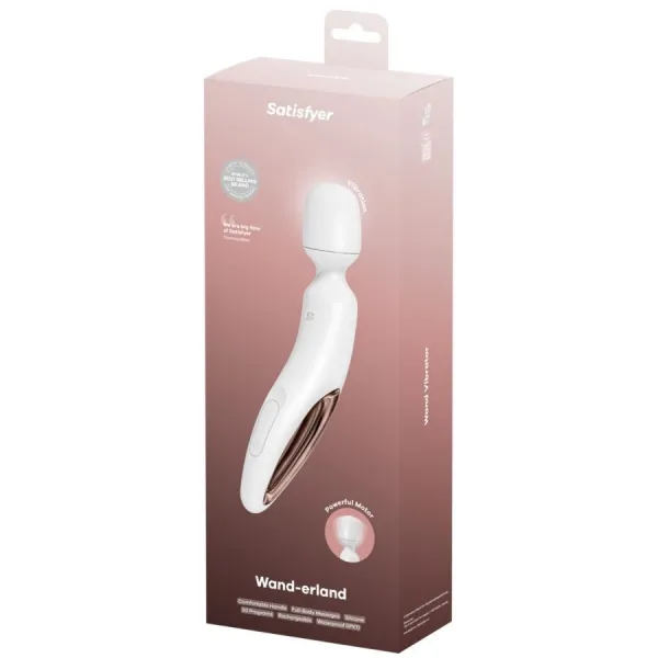 Wand Erland Vibrierendes Massager Weiss von Satisfyer Wand | Fesselliebe.de