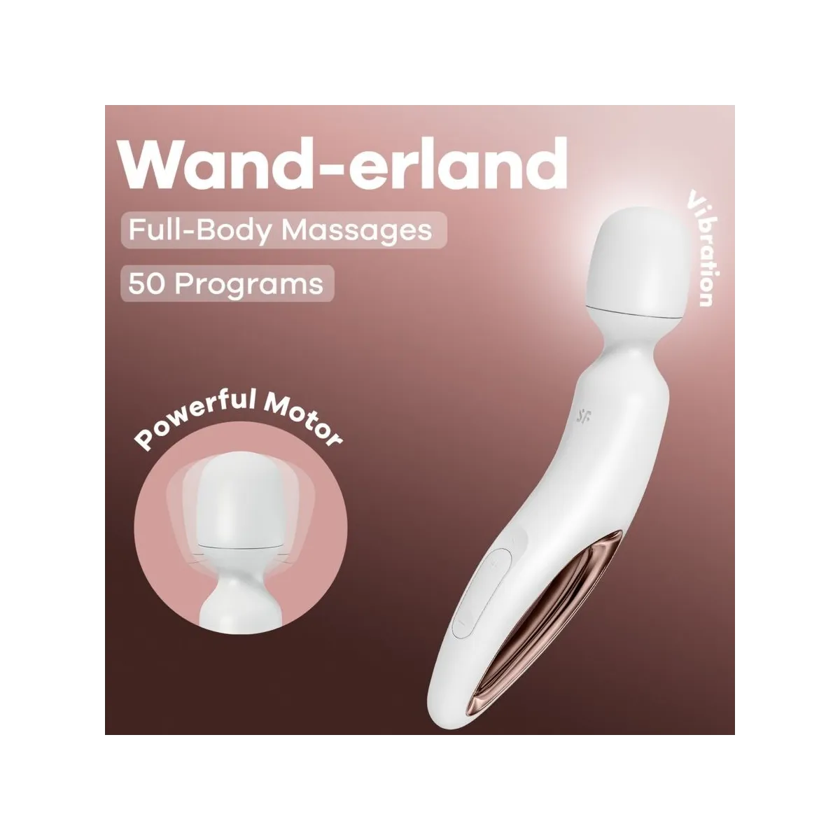 Wand Erland Vibrierendes Massager Weiss von Satisfyer Wand | Fesselliebe.de