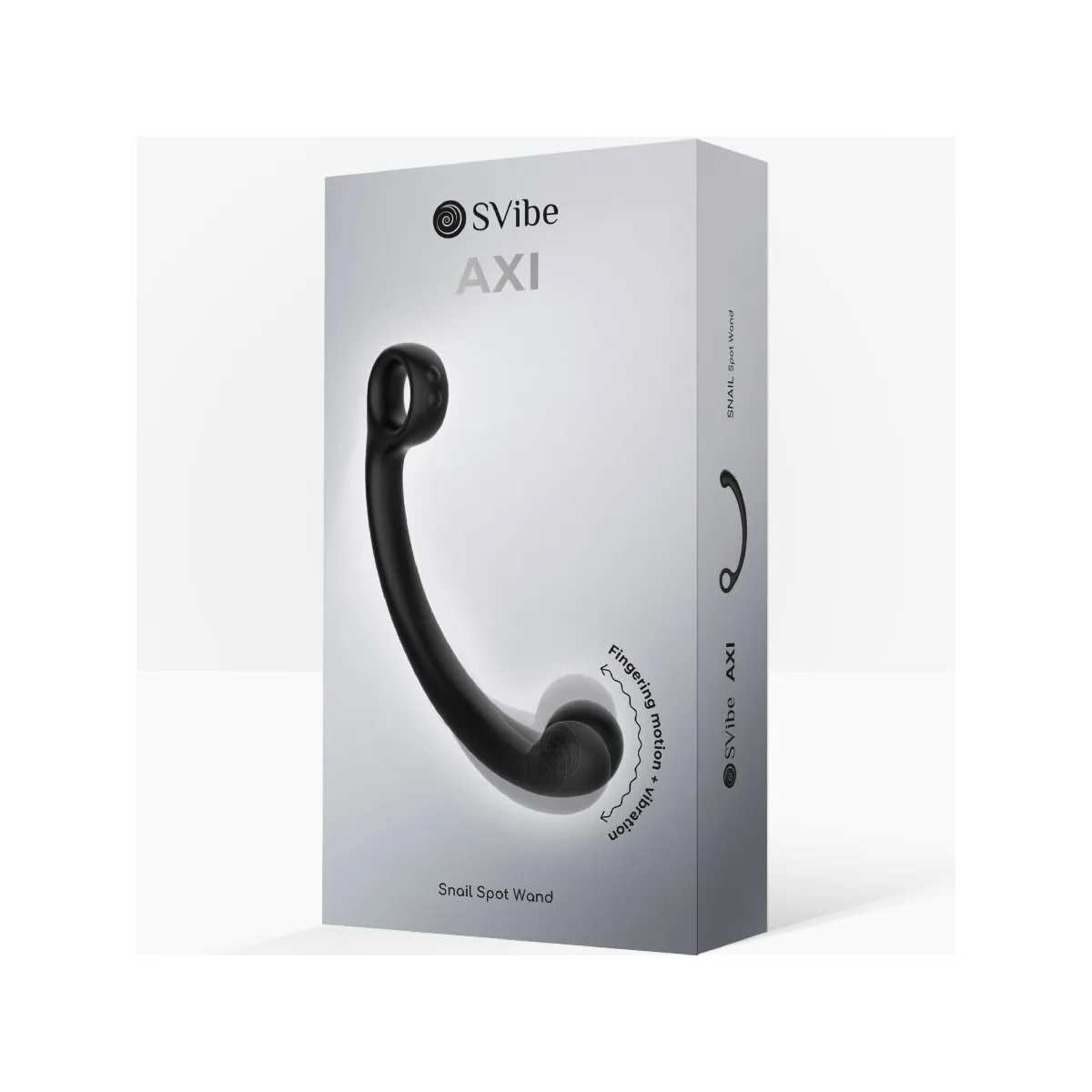 Axi Vibrierender Massagestab Schwarz von Snail Vibe | Fesselliebe.de