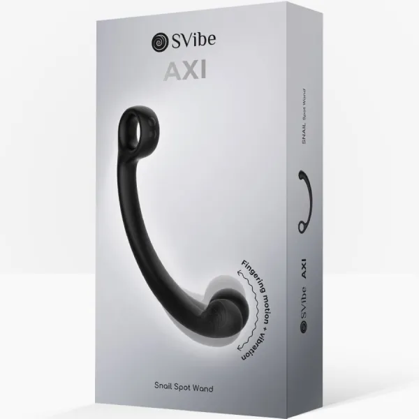 Axi Vibrierender Massagestab Schwarz von Snail Vibe | Fesselliebe.de