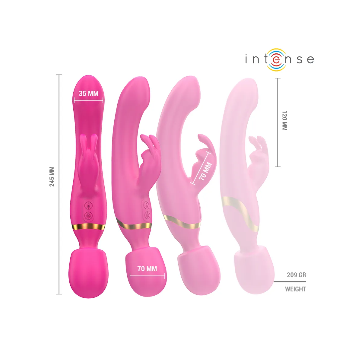 Winona Doppelvibrator Hase & Stab von Intense Fun | Fesselliebe.de