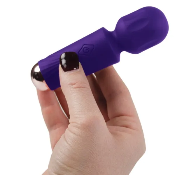Mini-Aufladbarer Stab mit 16 Funktionen Violet Dream von Rocks-Off | Fesselliebe.de