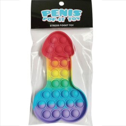 Mehrfarbiges Pop-It-Penis-Anti-Stress-Spielzeug von Kheper Games | Fesselliebe.de