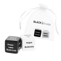 Würfel für Paare Es/En von Black&Silver | Fesselliebe.de