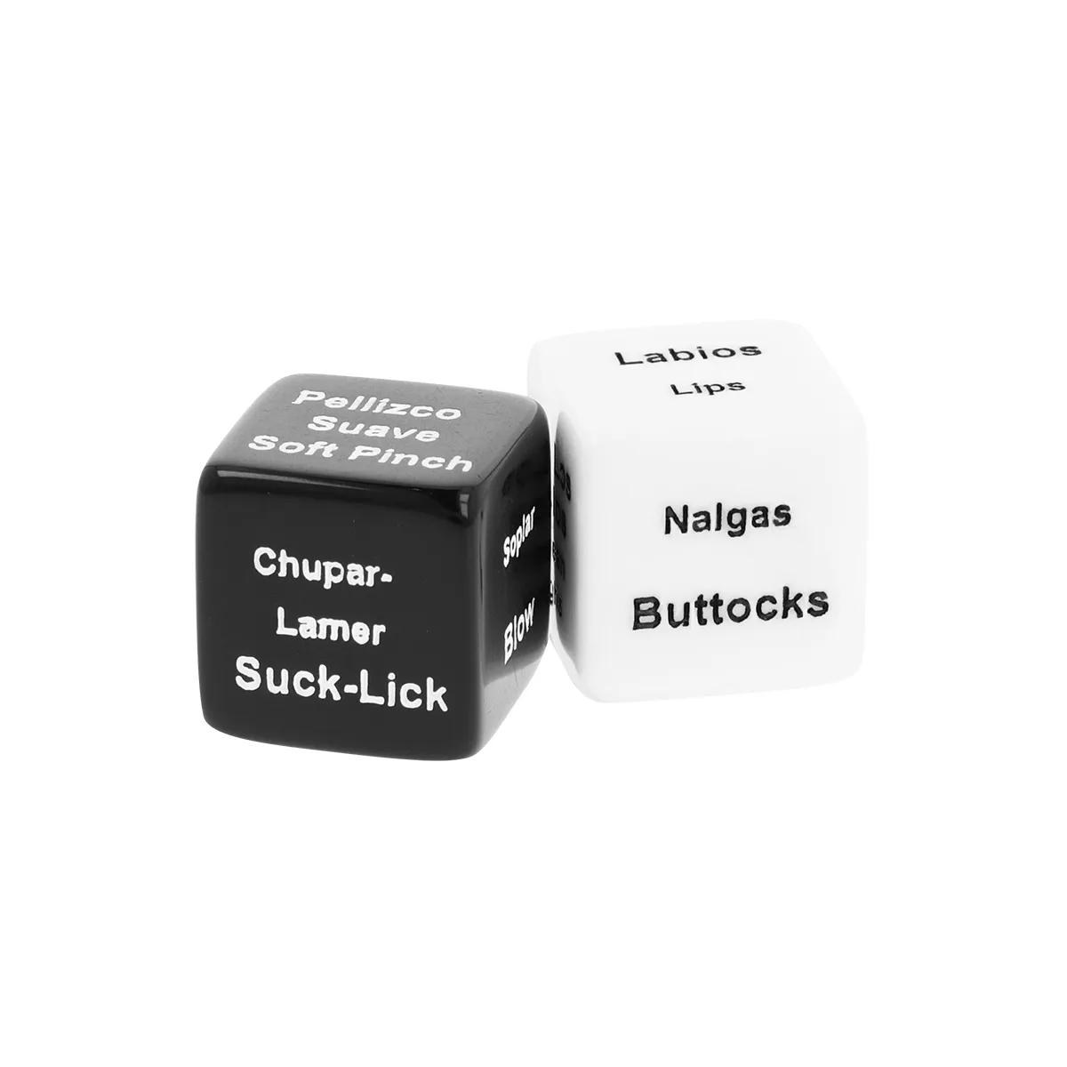 Würfel für Paare Es/En von Black&Silver | Fesselliebe.de