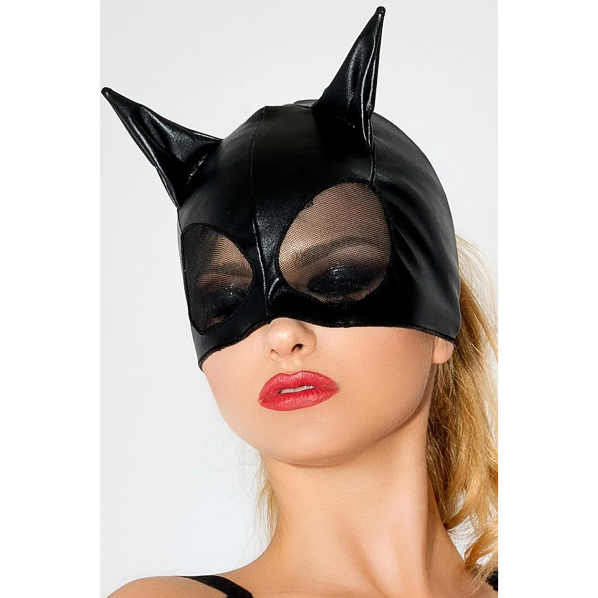 Schwarze Katzenmaske MK 01 von MeSeduce | Fesselliebe.de