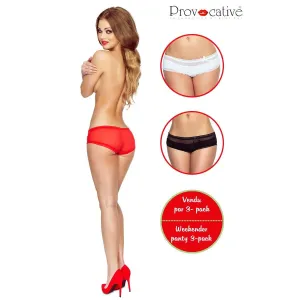 3er Pack Romance a Deux Shorty von Provocative