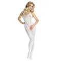 Weißes Bodystocking ouvert PR4680 von Provocative