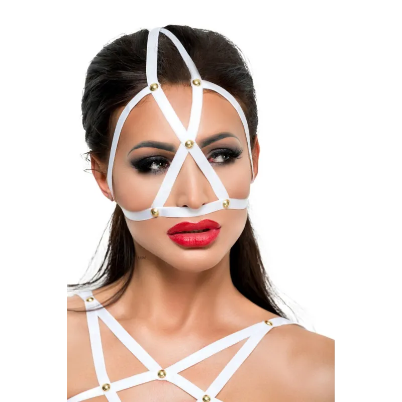 Weiße Kopfmaske MK 10 von MeSeduce | Fesselliebe.de