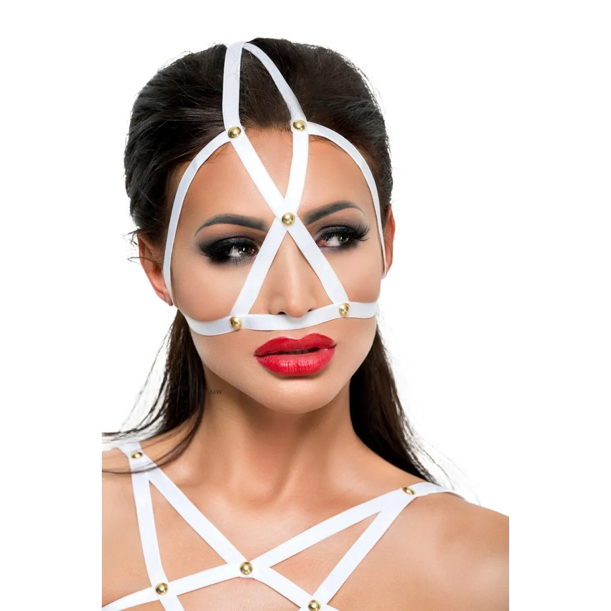 Weiße Kopfmaske MK 10 von MeSeduce | Fesselliebe.de