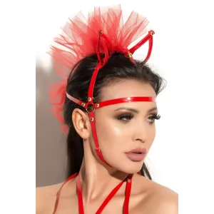 Rote Kopfmaske MK 18 von MeSeduce | Fesselliebe.de