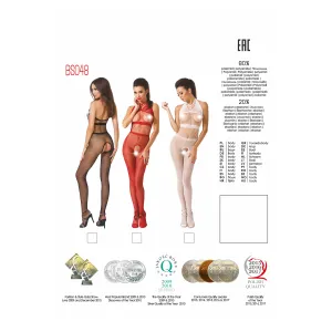 Weißer ouvert Bodystocking BS048 von Passion
