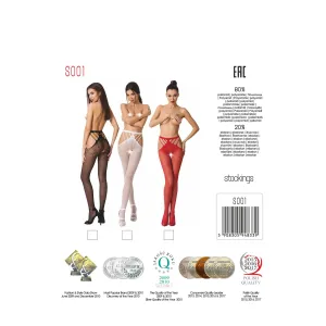 Ouvert Strumpfhose S001 rot von Passion Erotic Line