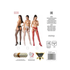 Ouvert Strumpfhose S006 weiß von Passion Erotic Line