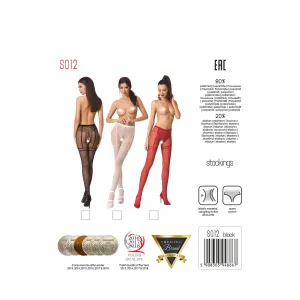 Ouvert Strumpfhose S012 rot von Passion Erotic Line