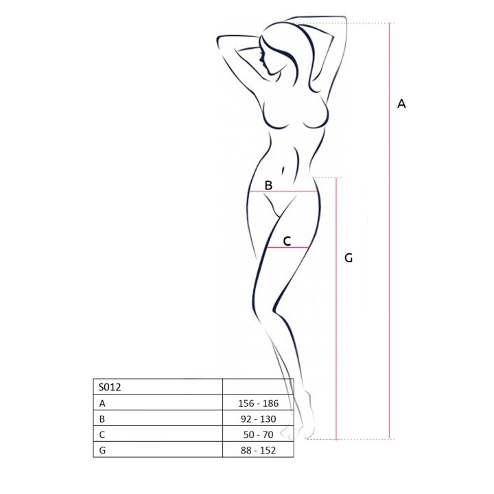 Ouvert Strumpfhose S012 weiß von Passion Erotic Line | Fesselliebe.de
