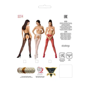 Ouvert Strumpfhose S014 weiß von Passion Erotic Line