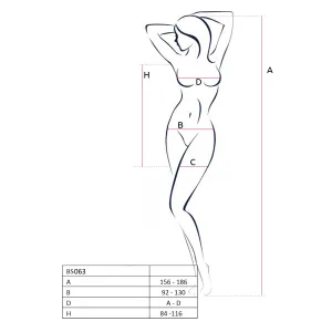 Weißes Minikleid BS063 von Passion Erotic Line