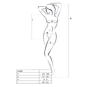 Schwarzer ouvert Body BS064 von Passion Erotic Line