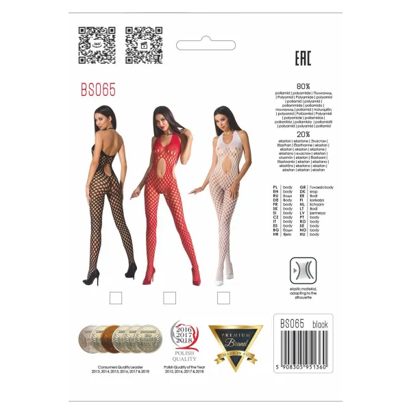 Schwarzer Bodystocking BS065 von Passion | Fesselliebe.de