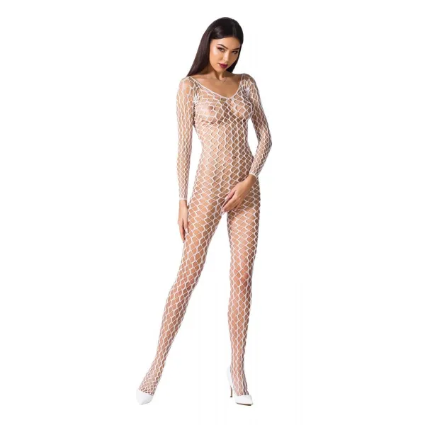 Weißer ouvert Bodystocking BS068 von Passion | Fesselliebe.de