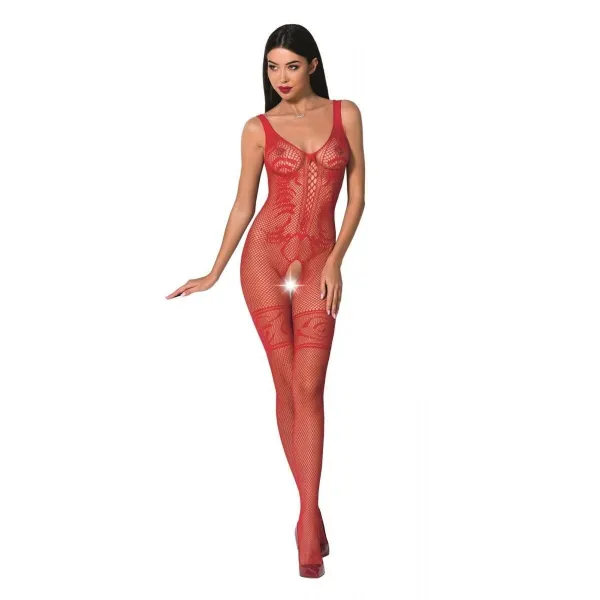 Roter ouvert Bodystocking BS069 von Passion | Fesselliebe.de