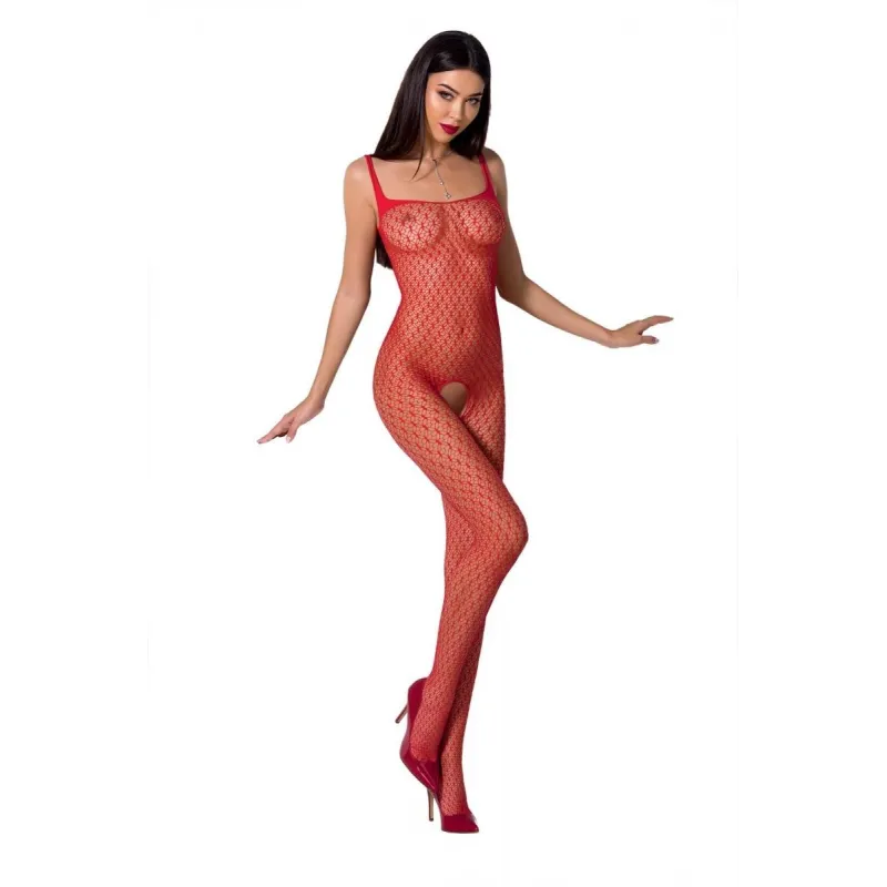 Roter ouvert Bodystocking BS071 von Passion | Fesselliebe.de