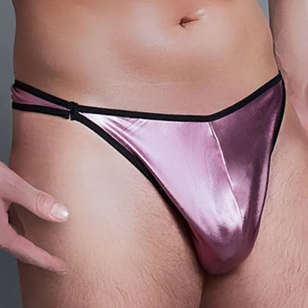 Pinker String Tanga MC/9027 Speed aus Wetlook Material von Andalea Dessous | Fesselliebe.de