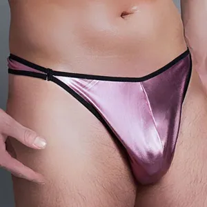 Pinker String Tanga MC/9027 Speed aus Wetlook Material von Andalea Dessous