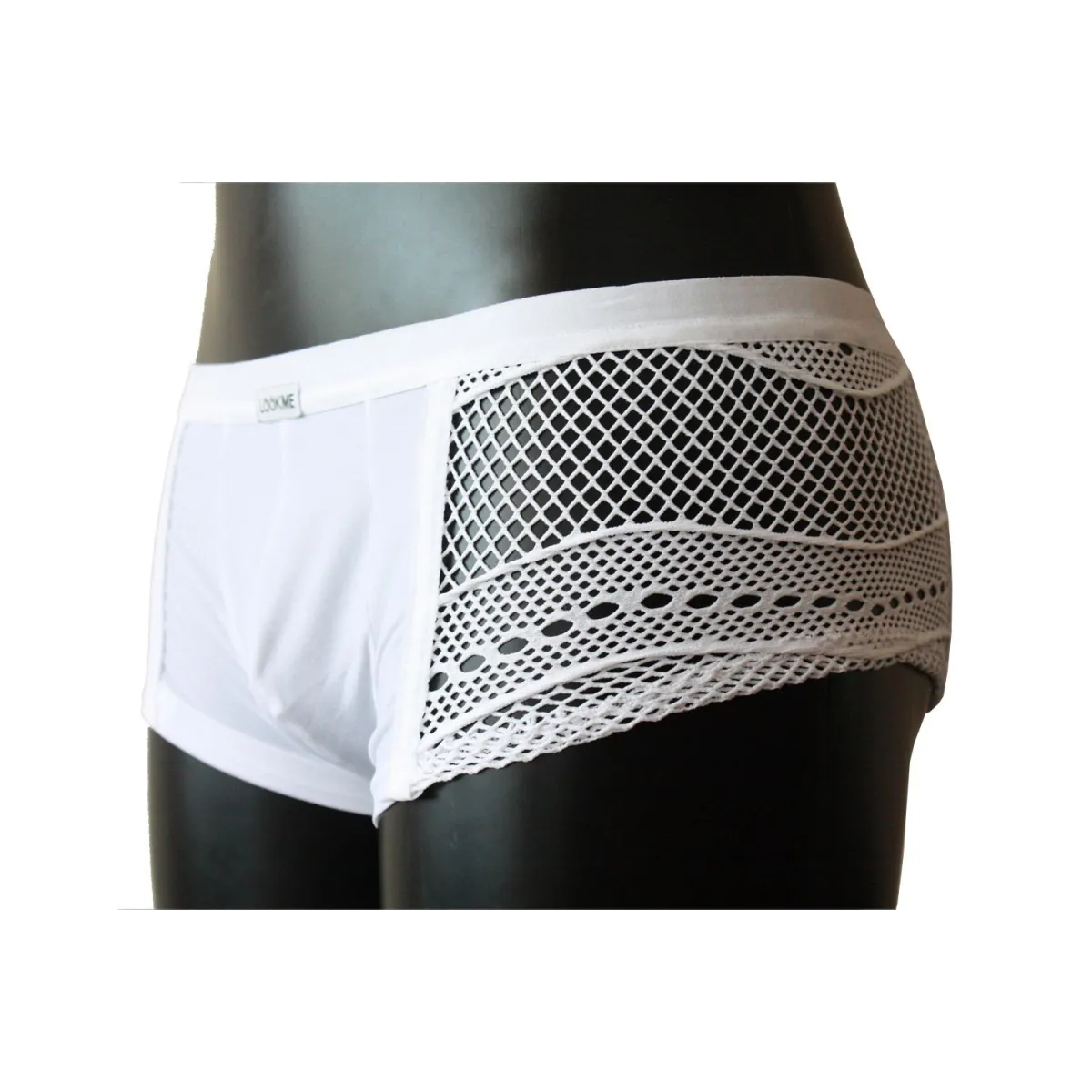 Weißer Herren Boxer Visible Man von Look Me | Fesselliebe.de