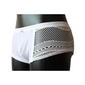 Weißer Herren Boxer Visible Man von Look Me